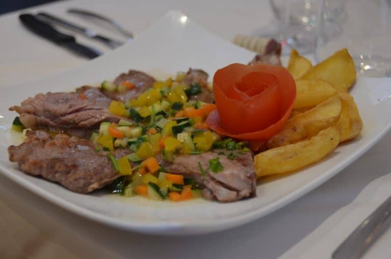 Bellagio – piatto di carne, Nov.2015 (Lombardia)