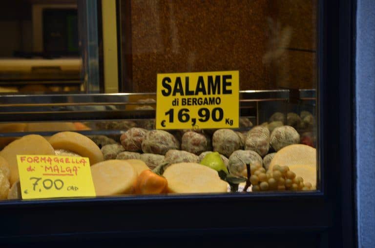 Bergamo – foods, Apr.2018 (Lombardia)