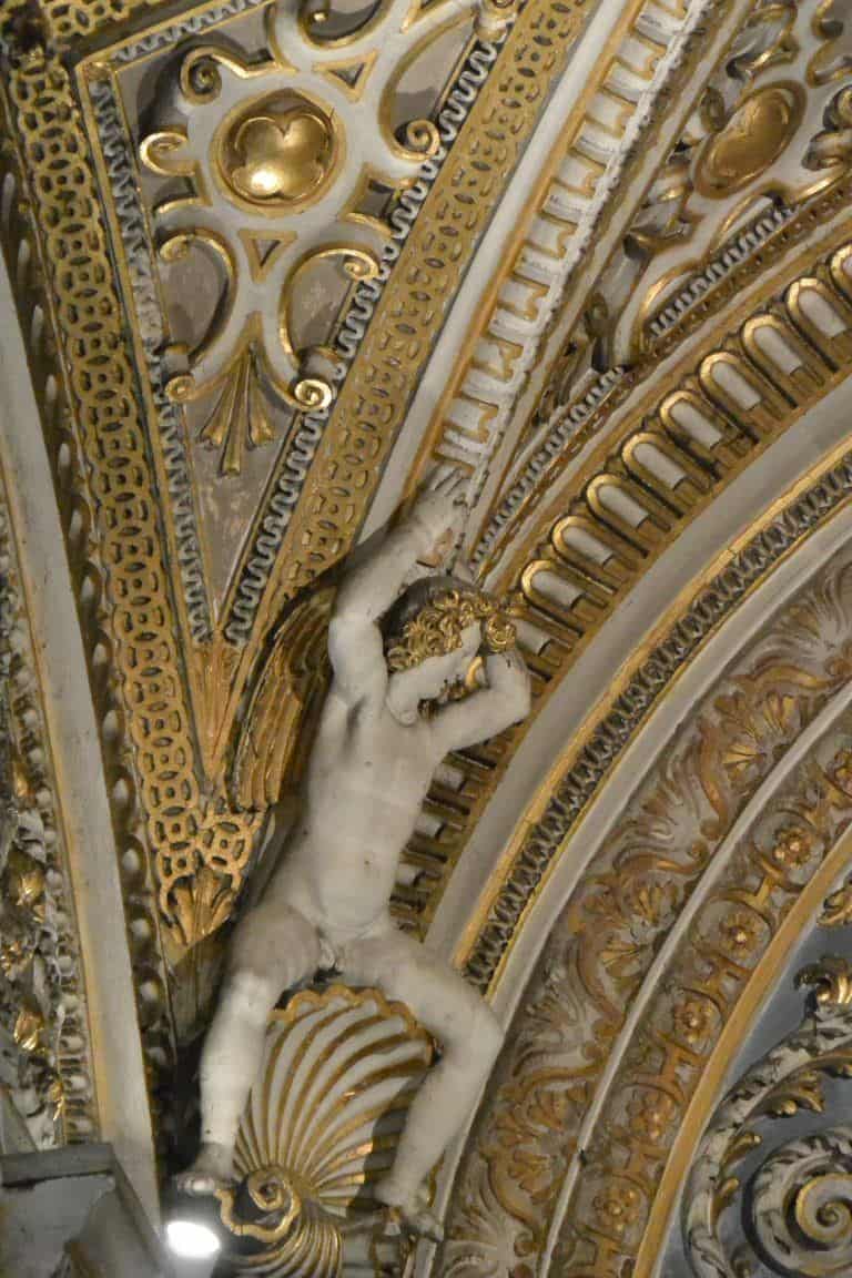 Bergamo, Santa Maria Maggiore – details, Apr.2018 (Lombardia)