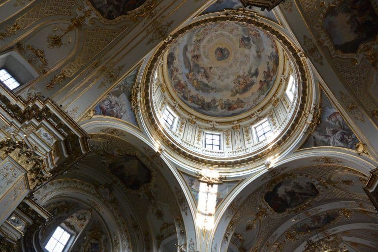 Bergamo, Cathedral – ceiling, Apr.2018 (Lombardia)