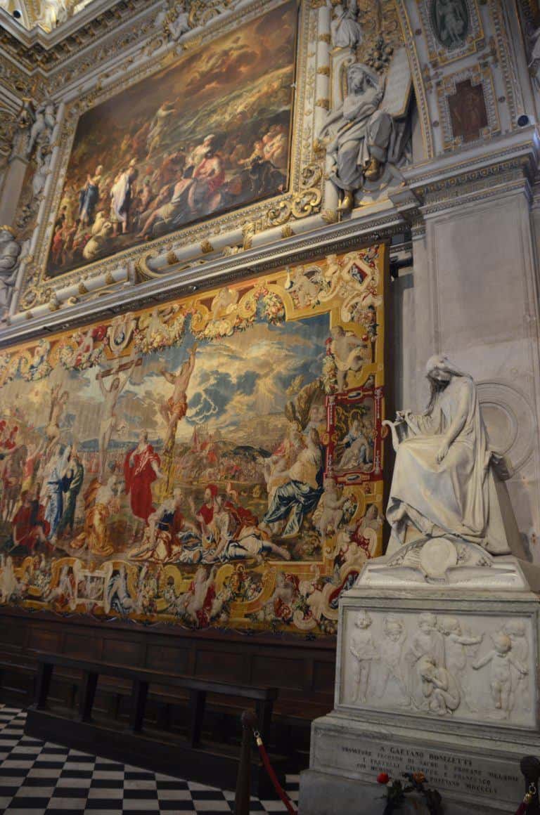 Bergamo, Santa Maria Maggiore – wall, Apr.2018 (Lombardia)
