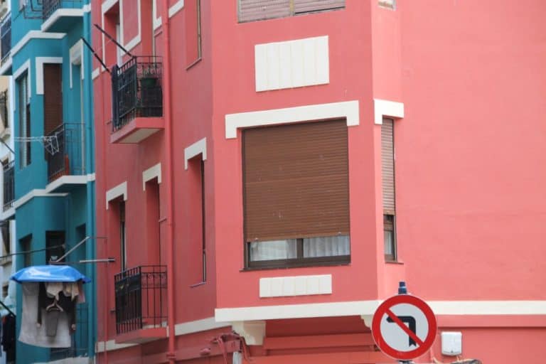 Spain, Bermeo – pink and blue, May 2014 (Bermeo)