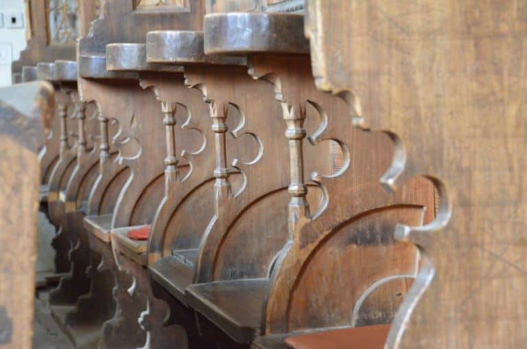 Romania, Biertan – choir, Apr. 2014 (Sighisoara)