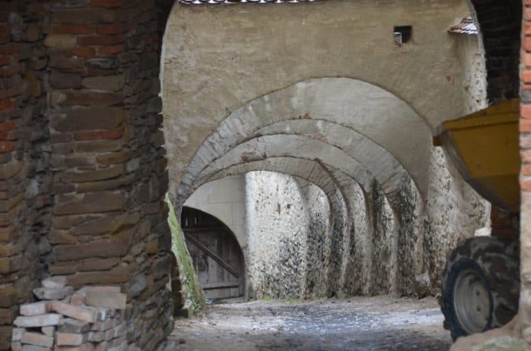 Romania, Biertan – arches, Apr. 2014 (Sighisoara)