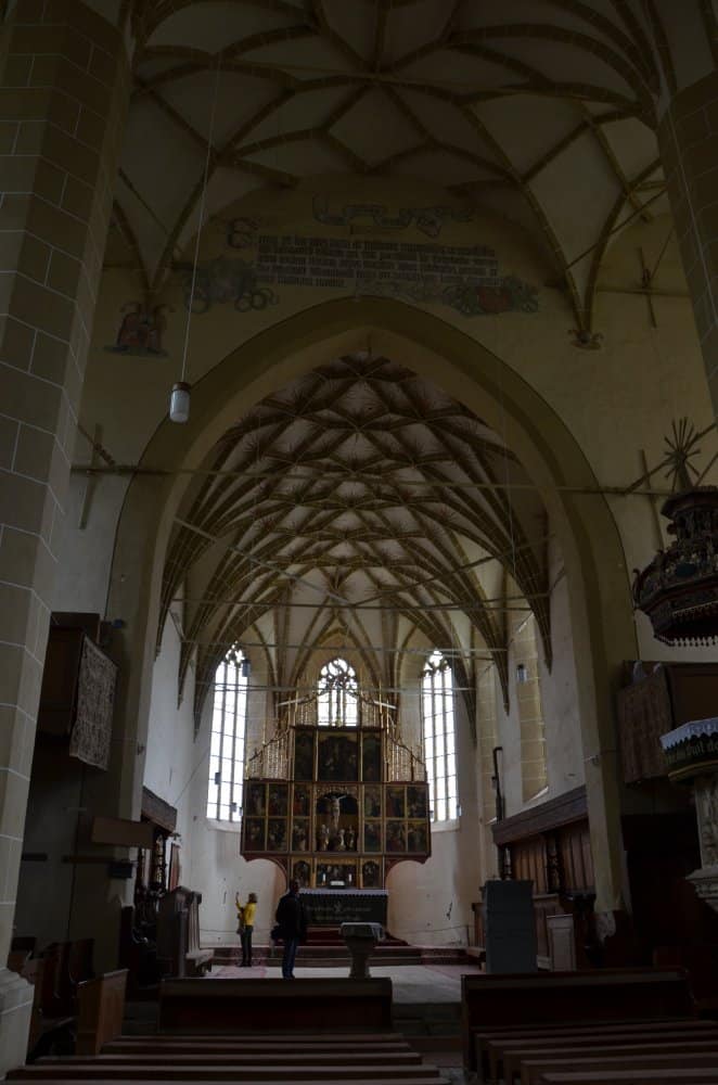Romania, Biertan – inside church, Apr. 2014 (Sighisoara)