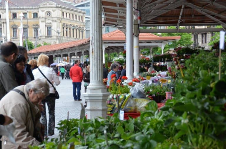 Spagna, Bilbao – mercato dei fiori, mag. 2014 (Bilbao)