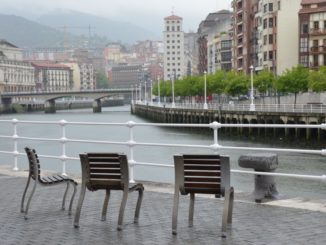Spain, Bilbao – selling birds, May 2014