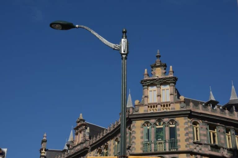 Spain, Bilbao – lamp, May 2014 (Bilbao)