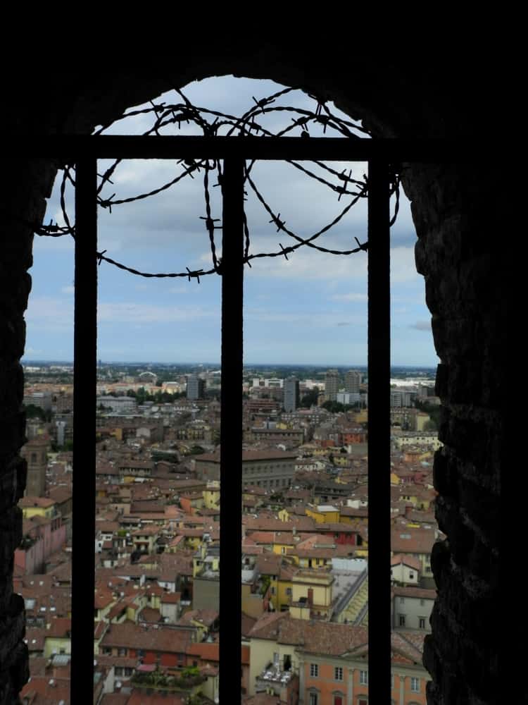 town – view from window, June 2015 (Emilia-Romaña)