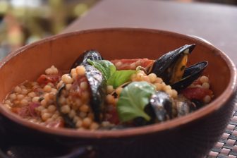 Italy-Sardiia-Bosa-restaurant-Locanda di Corte-Fregola Cozze Vongole