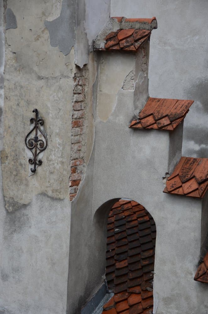 Romania, Bran – dettaglio di un edificio, apr. 2014 (Bran)