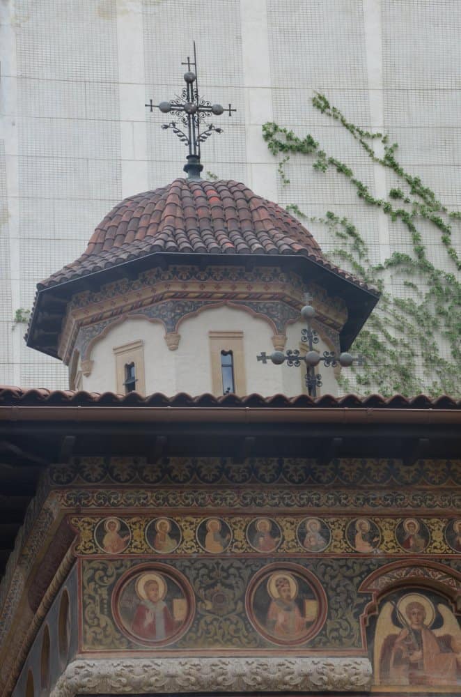 Romania, Bucharest – old church, Apr. 2014 (Bucharest)
