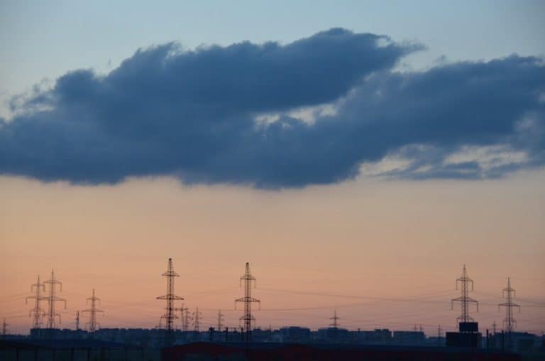 Romania, Bucharest – evening clouds, Apr. 2014 (Bucharest)