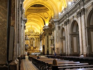 La cattedrale dove risiedeva abitualmente il papa a Buenos Aires