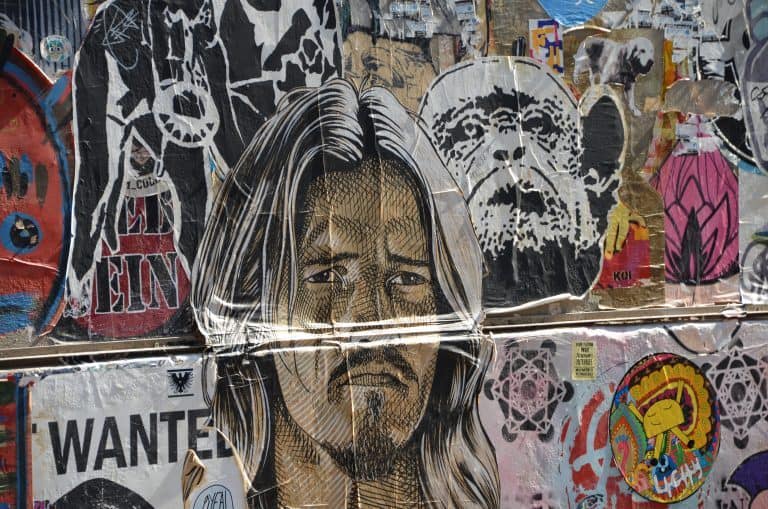 Buenos Aires, Palermo, Graffiti Tour – detail of graffiti, Mar. 2018 (Buenos Aires)