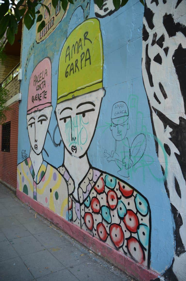 Buenos Aires, Palermo, Graffiti Tour -popular graffiti, Mar. 2018 (Buenos Aires)