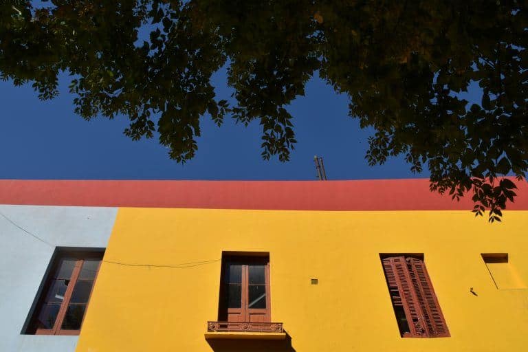 Buenos Aires, La Boca – yellow wall, Mar.2018 (Buenos Aires)