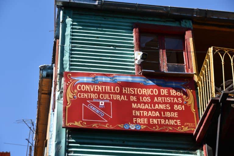 Buenos Aires, La Boca – sign, Mar.2018 (Buenos Aires)