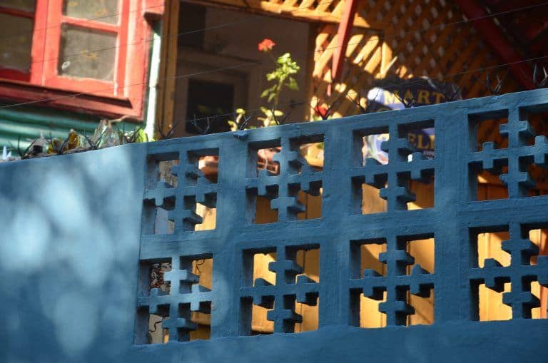 Buenos Aires, La Boca – blue fence, Mar.2018 (Buenos Aires)