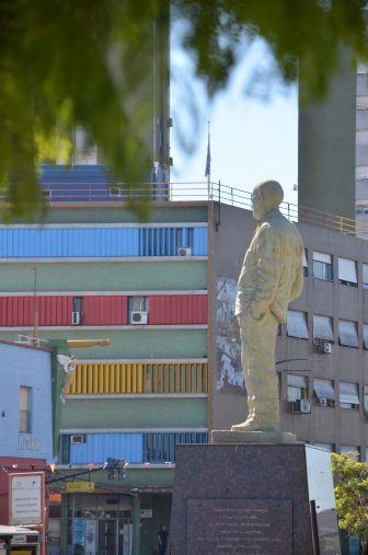 Buenos Aires, La Boca – green wall, Mar.2018