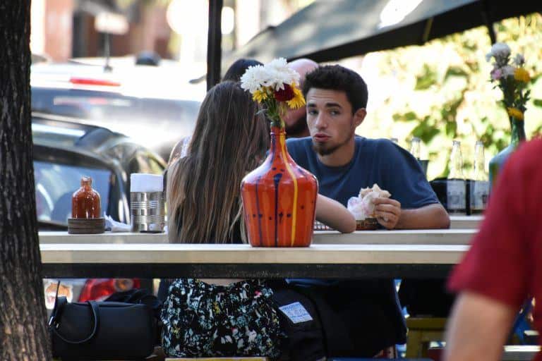 Buenos Aires, Palermo – outside tables, Mar.2018 (Buenos Aires)