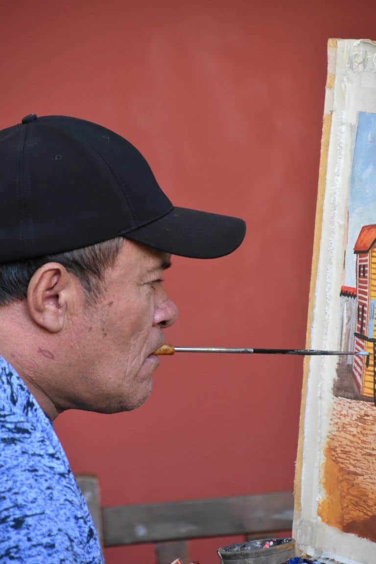 Buenos Aires, La Boca – an artist, Mar.2018 (Buenos Aires)