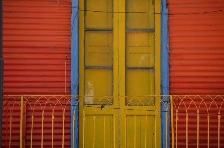 Buenos Aires, La Boca – yellow door, Mar.2018 (Buenos Aires)