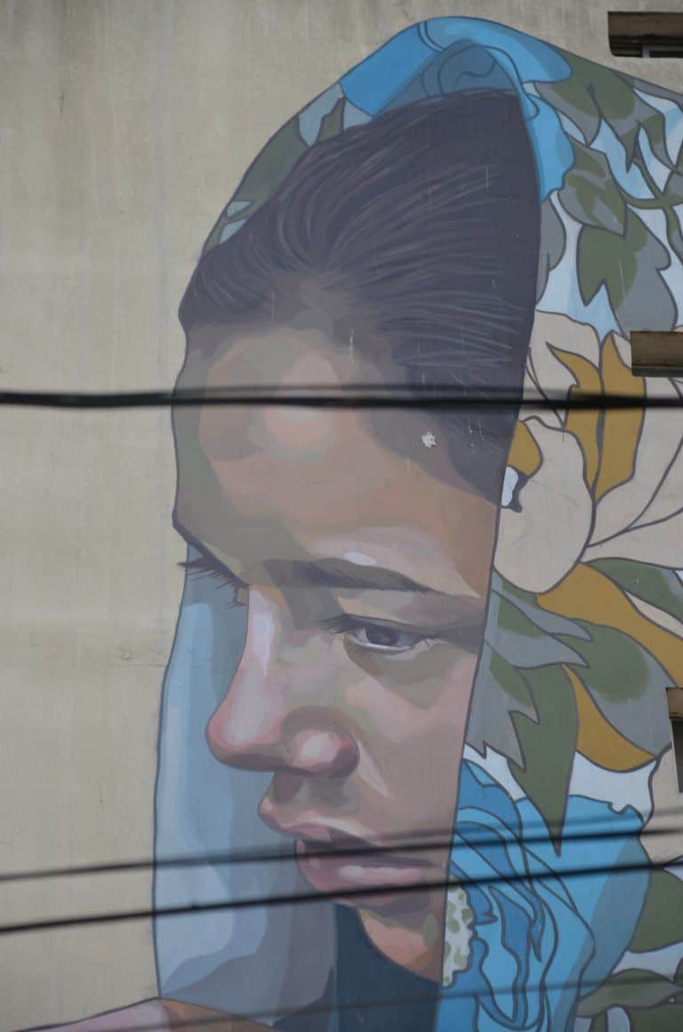 Buenos Aires, La Boca – face on the wall, Mar.2018 (Buenos Aires)