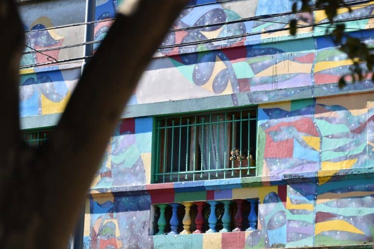 Buenos Aires, Palermo – colourful house, Mar.2018 (Buenos Aires)