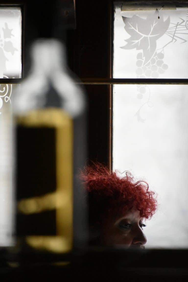 Buenos Aires, Prosciutto restaurant – red hair, Apr.2018 (Buenos Aires)