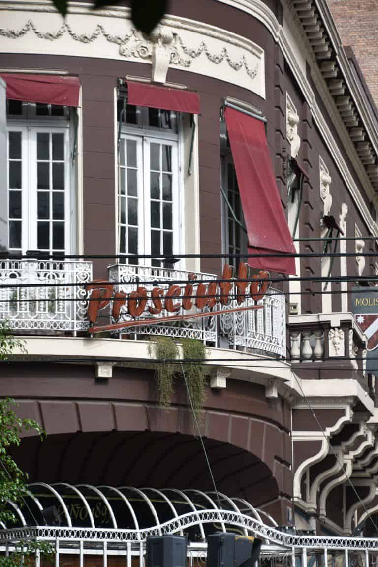 Buenos Aires, Prosciutto restaurant – outside, Apr.2018 (Buenos Aires)