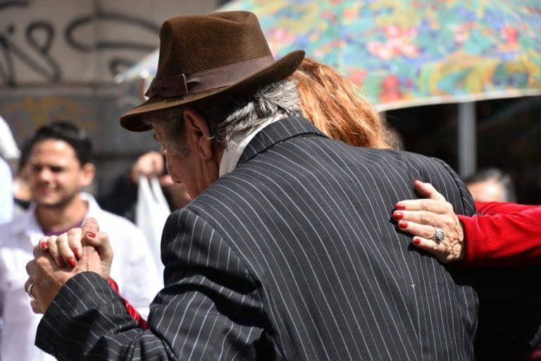 Buenos Aires, San Telmo – dancers 1, Mar.2018 (Buenos Aires)