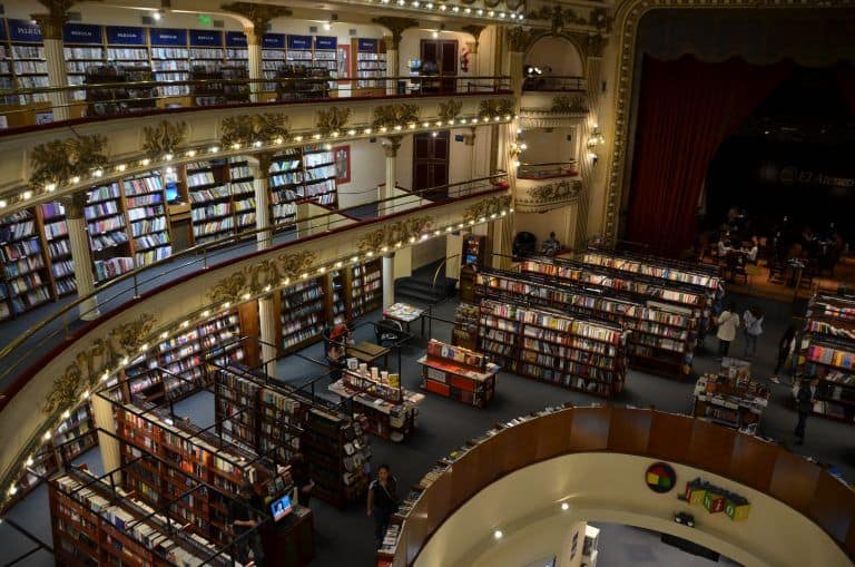 Buenos Aires, El Ateneo – theatre structure, Mar.2018 (Buenos Aires)