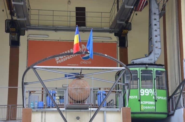 Romania, Busteni – station, Apr. 2014 (Sinaia)