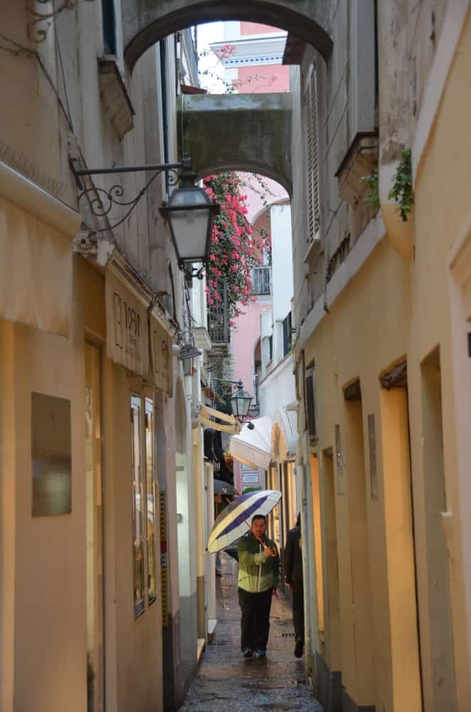 Capri – narrow street, Oct.2015 (Costa Amalfitana)