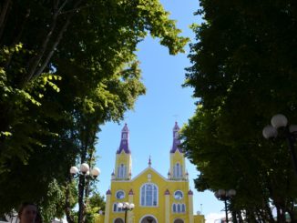 La città di Castro a Chiloè