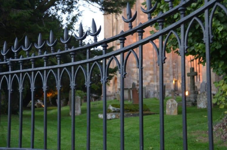 England, Chipping Campden – fence, Oct.2013 (Cotswolds)