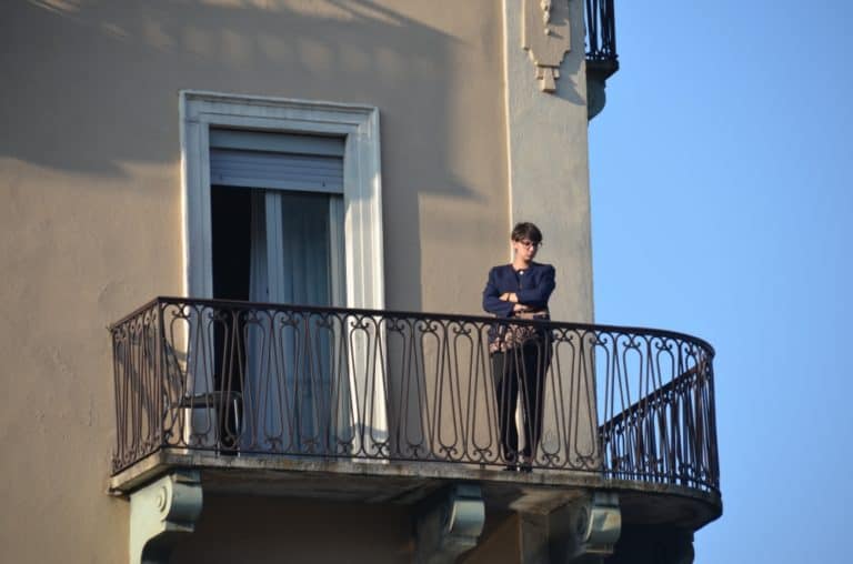 Como – al balcone, Nov.2015 (Lombardia)