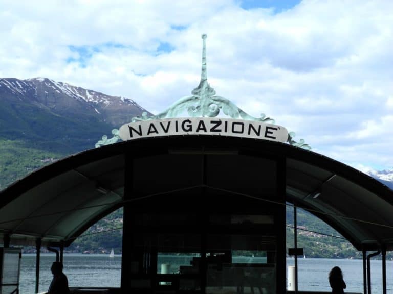 Italia, Lago di Como – traghetto, mag. 2014 (Lombardia)