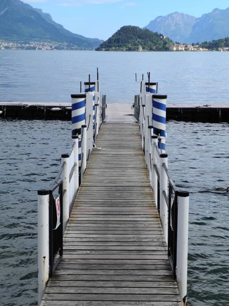 Italia, Lago di Como – molo, mag. 2014 (Lombardia)