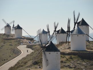 スペイン、コンスエグラ－風車の風景９ 2014年3月