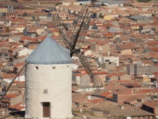 スペイン、コンスエグラ－風車の風景９ 2014年3月
