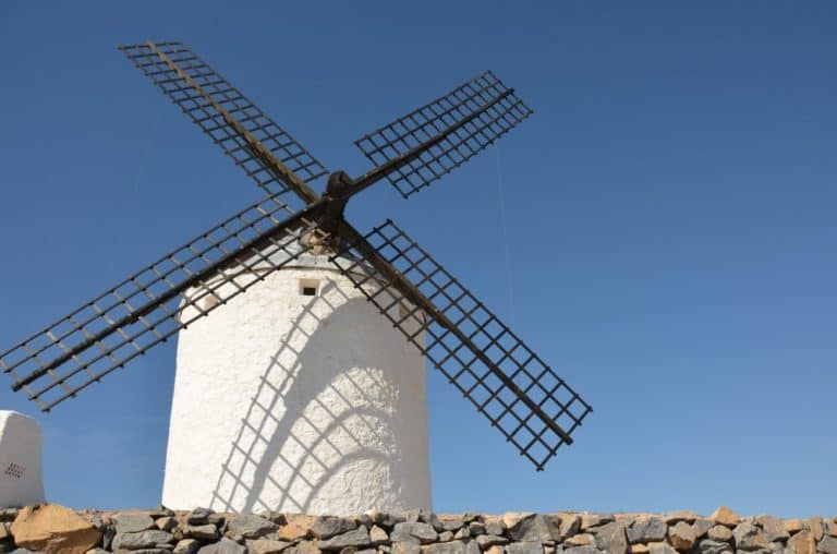 Spain, Consuegra – windmill 18, Mar.2014