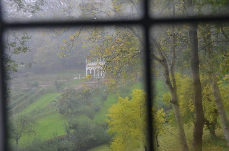 England, RococoGarden – from the window, Oct.2013 (Cotswolds)