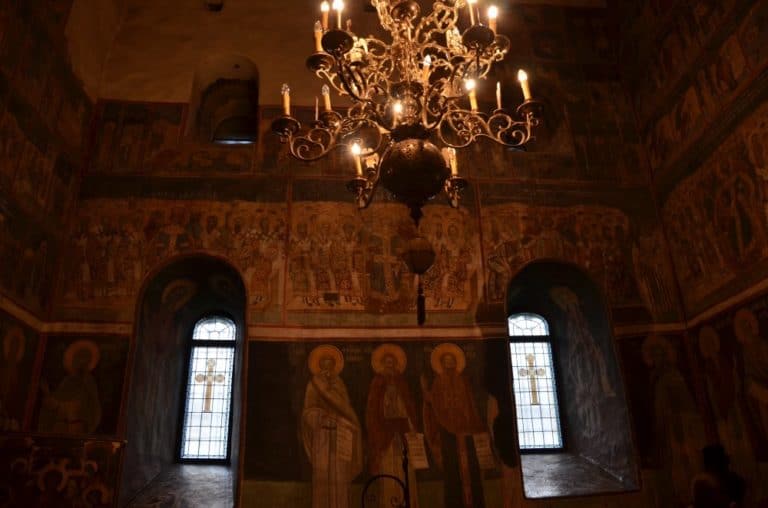 Romania, Cozia Monastery – inside, Apr. 2014 (Valcea)