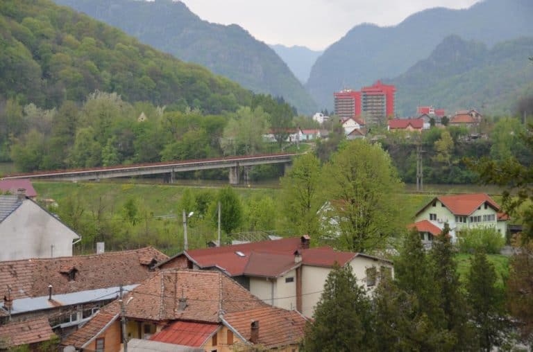Romania, Cozia Monastery – view, Apr. 2014 (Valcea)