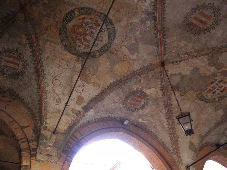 Cremona – historical ceiling, Jan.2018 (Lombardia)