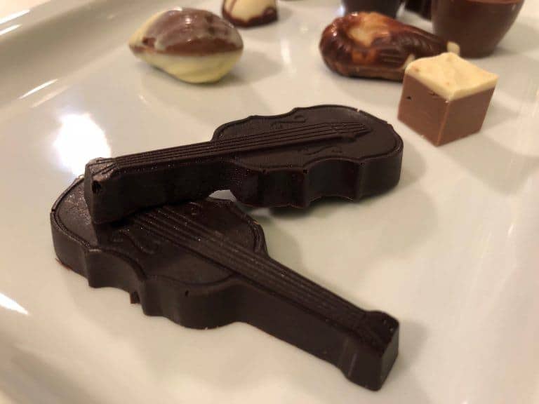 Cremona, Il Violino restaurant – chocolate, Jan.2018　 (Lombardia)