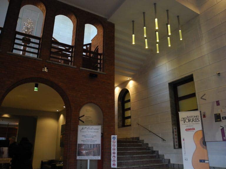 Cremona, Violin Museum – hall, Jan.2018 (Lombardia)