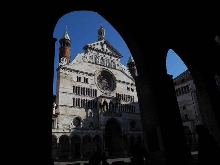Cremona – cathedral and arch, Jan.2018 (Lombardia)